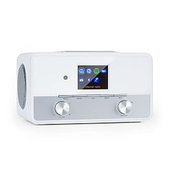 Auna Connect 150 SE, 2.1 internetové rádio, DAB / DAB+ / PLL-FM, BT, 2,8 '' TFT displej, bílé