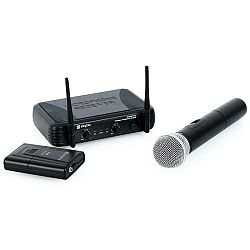 Bezdrátový mikrofonový set Skytec STWM712C, 2 kanály,headset