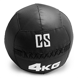 Capital Sports Bravor Wall Ball medicinbal PVC 4kg černá, dvojité švy
