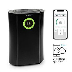 DryFy Pro Connect, odvlhčovač vzduchu Klarstein, WiFi, komprese, 20l/d, 20m², 370 W, černý