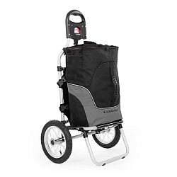 DURAMAXX Carry Grey, cyklovozík, ruční vozík, max. nosnost 20 kg, černá a šedá