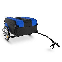 DURAMAXX Mountee závěsný vozík na kolo, 130 l, černo-modrý, ocelový rám