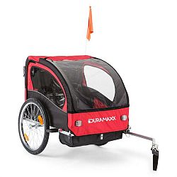 DURAMAXX Trailer Swift, přívěs na kolo pro dítě, 2 sedadla, 20 kg max