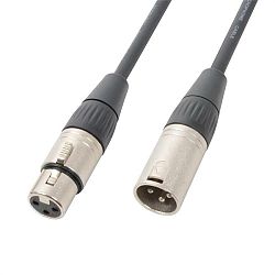 PD Connex DMX kabel 3pólový XLR- zástrčky, sameček - samička, 120 ohmů, 20 m