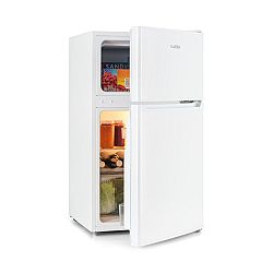 Klarstein Big Daddy Cool, kombinovaná lednice, 61 l/26 l, 40 dB, energetická třída F, bílá