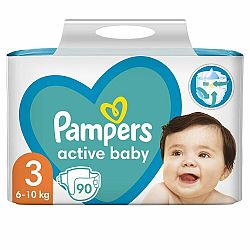 PAMPERS Active Baby pleny vel. 3 (90 ks plen) 6-10 kg