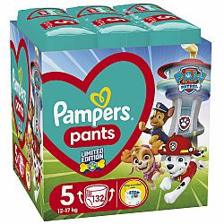 PAMPERS Pleny kalhotkové Active Baby Pants Paw Patrol vel. 5 (12-17 kg) 132 ks