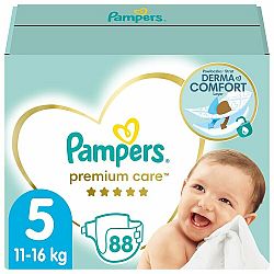 PAMPERS Premium Care Pleny jednorázové 5 (11-16 kg) 88 ks - MEGA PACK